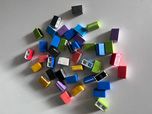 Multicolored Fader Caps